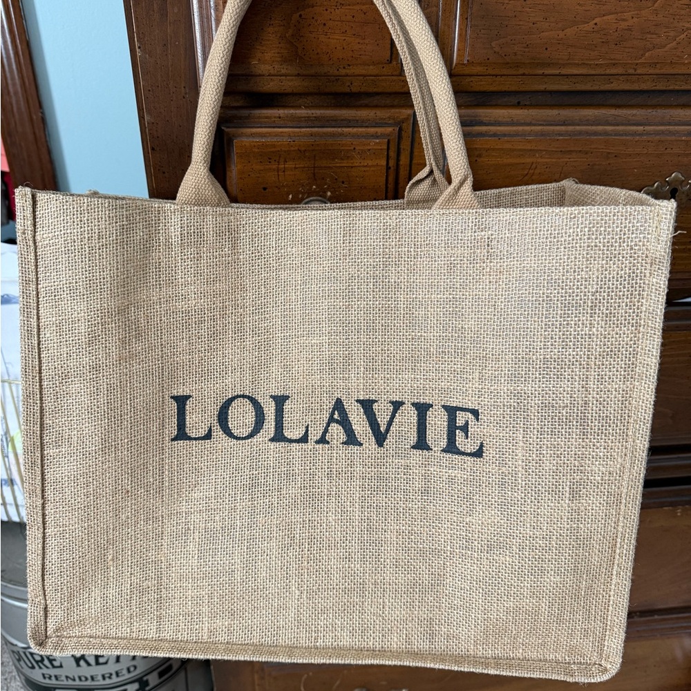 Lolavie Jute Tote Bag